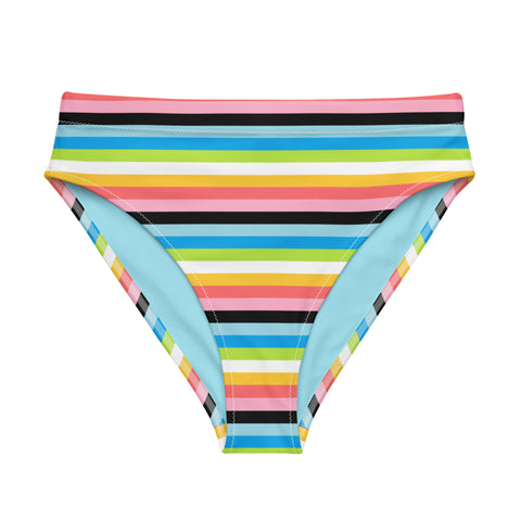 Queer Flag High-Waisted Bikini Bottom