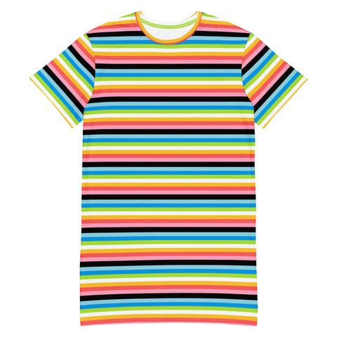 Queer Flag T-Shirt Dress