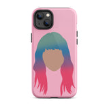 Bisexual Wig (You Need To Calm Down) Tough iPhone Case
