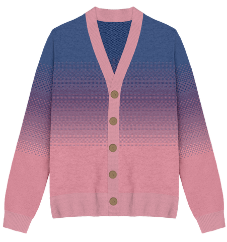 Bisexual Faded Knit Cardigan