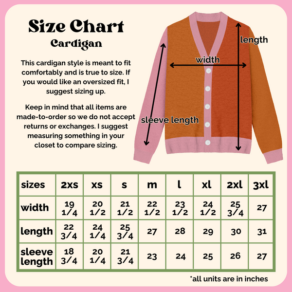 Asexual / Demisexual Colorblock Knit Cardigan