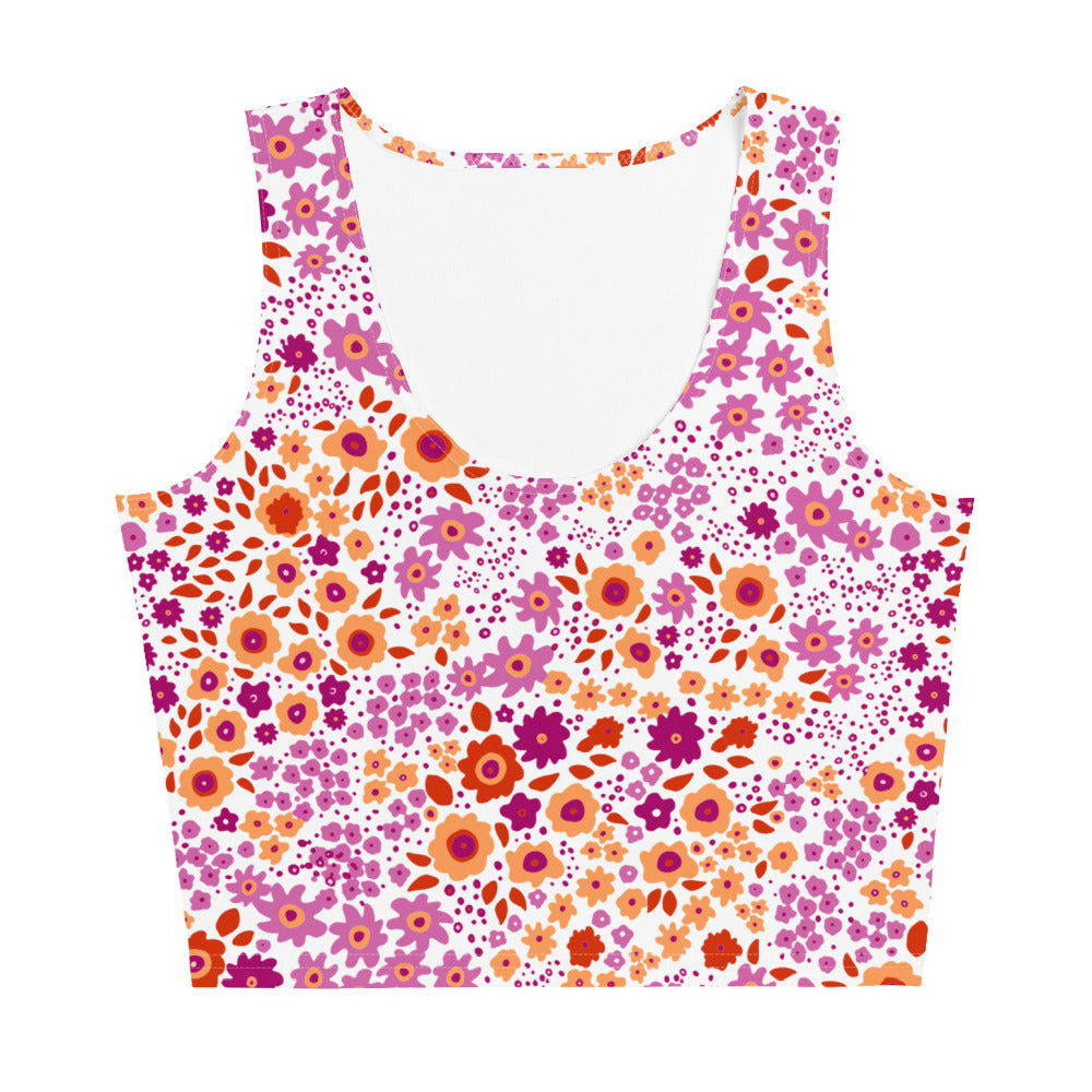 Lesbian Flowers Crop Top
