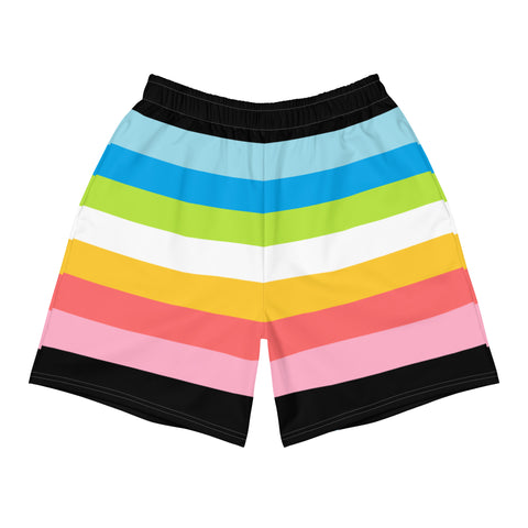 Queer Flag Long Athletic Shorts
