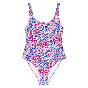 Bisexual Flowers One-Piece Swimsuit