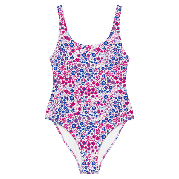 Bisexual Flowers One-Piece Swimsuit