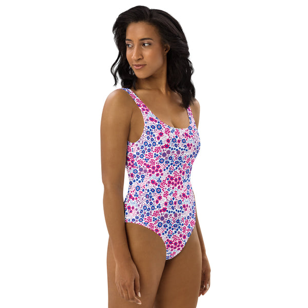 Bisexual Flowers One-Piece Swimsuit