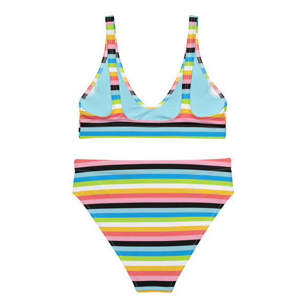 Queer Flag High-Waisted Bikini