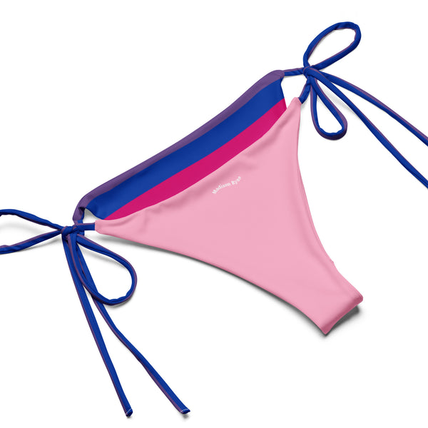 Bisexual Flag String Bikini