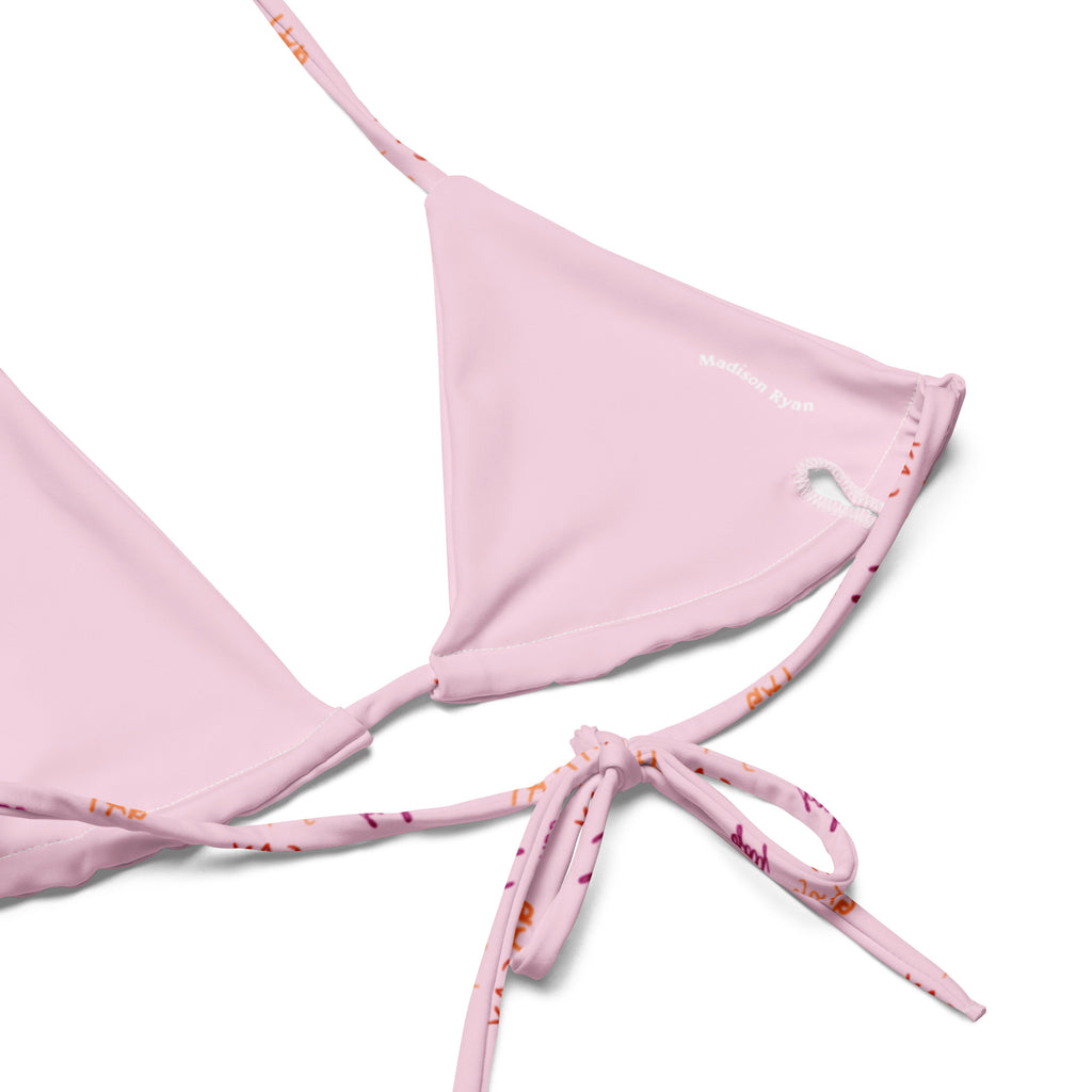 Say Gay (lesbian colors) String Bikini – It's Madison Ryan