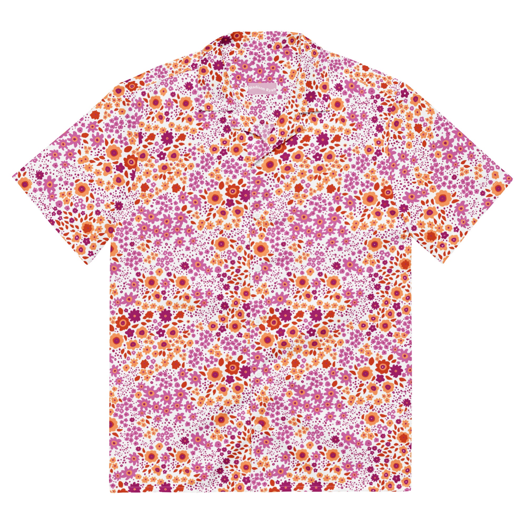 Lesbian Flowers Button-Down Shirt