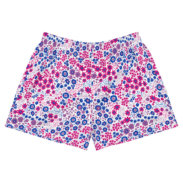 Bisexual Flowers Athletic Shorts