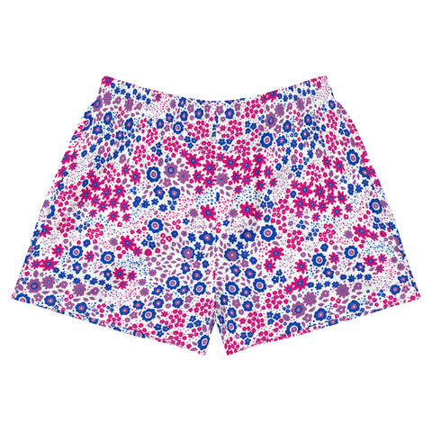 Bisexual Flowers Athletic Shorts