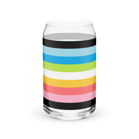 Queer Can-Shaped Glass