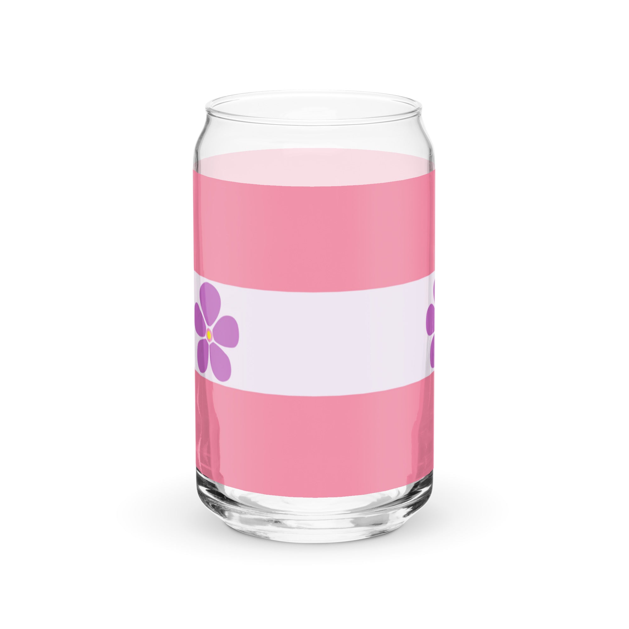 Sapphic Can-Shaped Glass