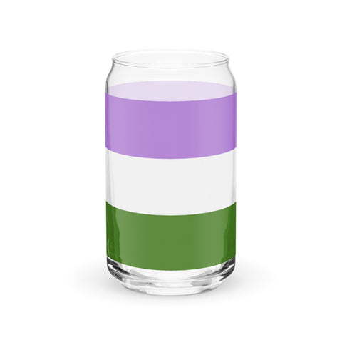 Genderqueer Can-Shaped Glass