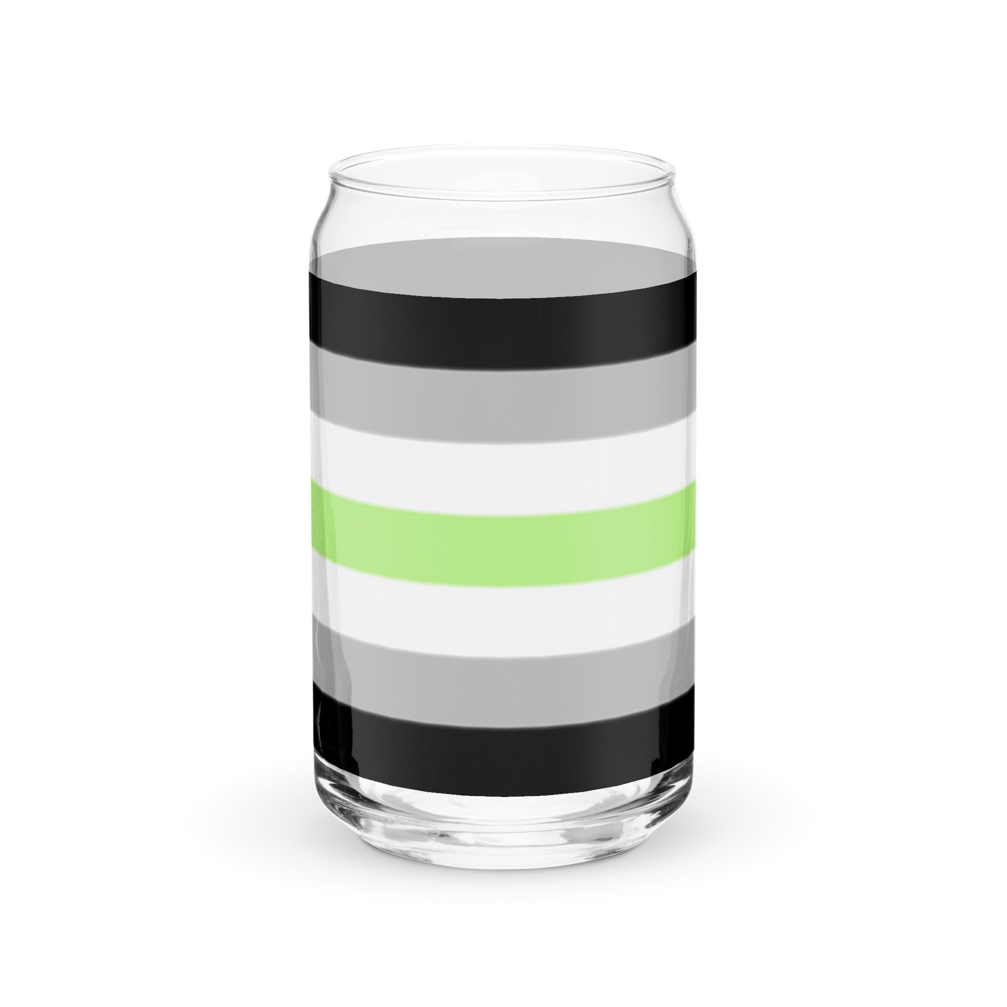 Agender Can-Shaped Glass
