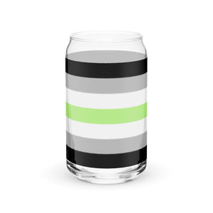 Agender Can-Shaped Glass