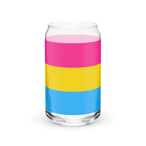 Pansexual Can-Shaped Glass