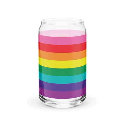 Original Rainbow Can-Shaped Glass