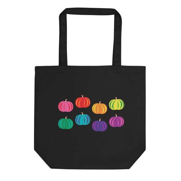 Rainbow Pumpkins Tote Bag
