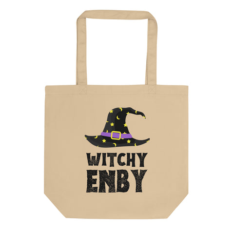 Witchy Enby Tote Bag