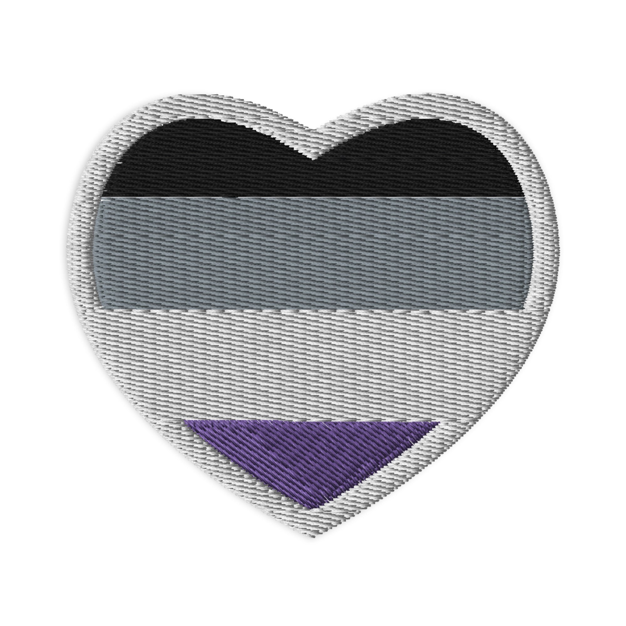Asexual Flag Embroidered Patch