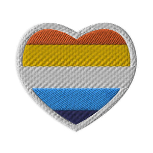 AroAce Flag Embroidered Patch