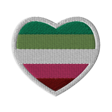 Abrosexual Flag Embroidered Patch