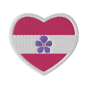 Sapphic Flag Embroidered Patch