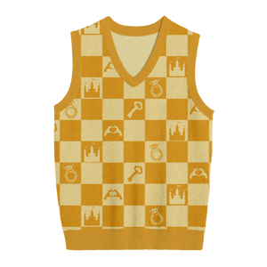 Fearless Checkered Knit Vest