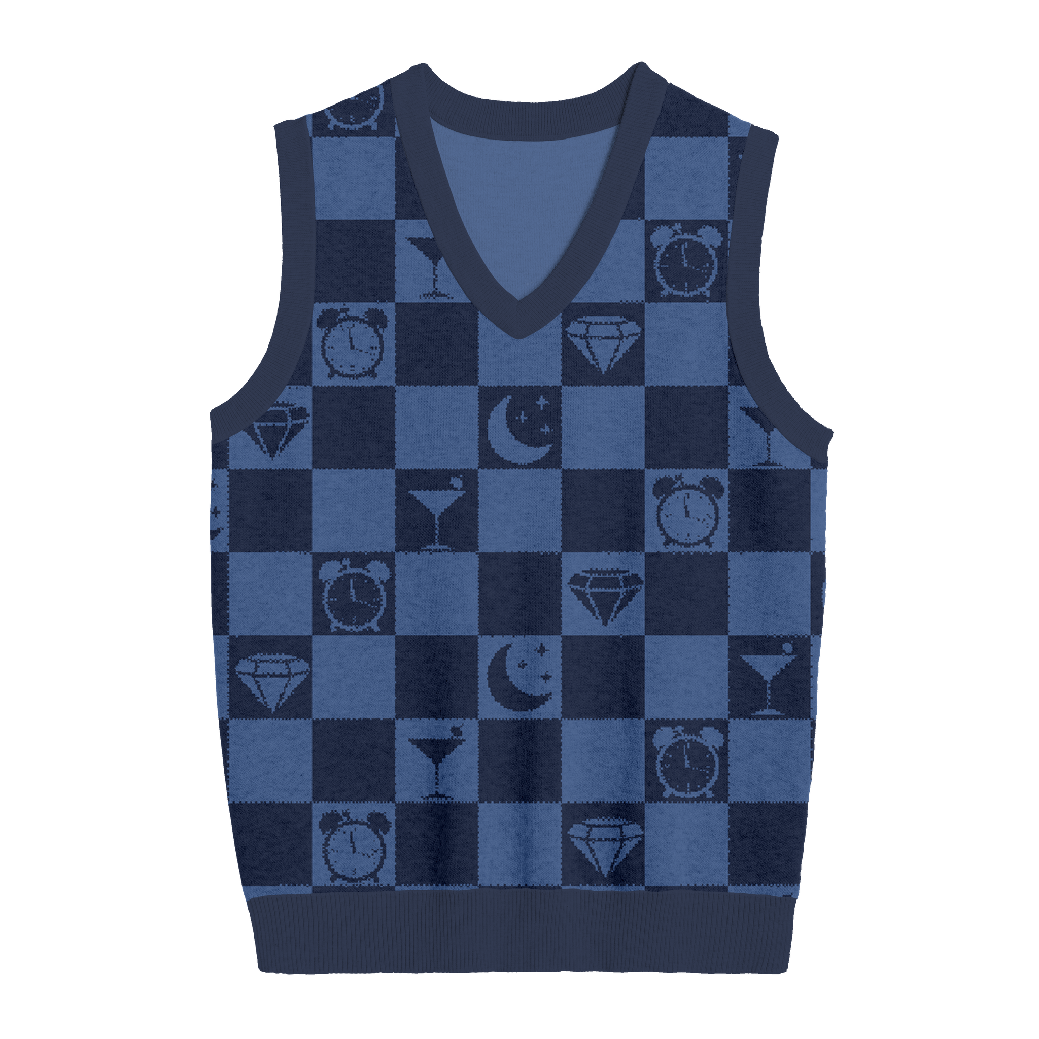 Midnights Checkered Knit Vest