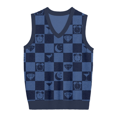 Midnights Checkered Knit Vest