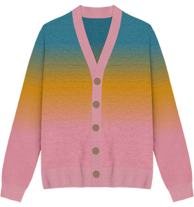 Pansexual Faded Knit Cardigan