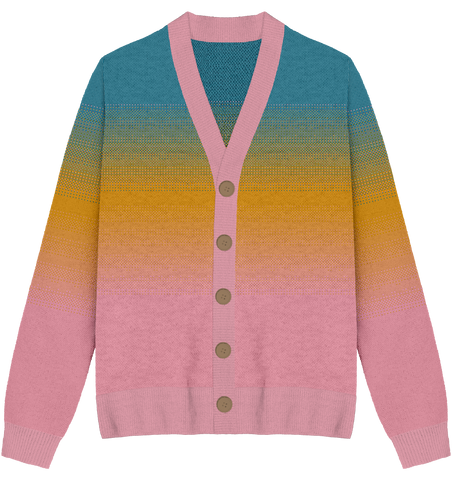 Pansexual Faded Knit Cardigan
