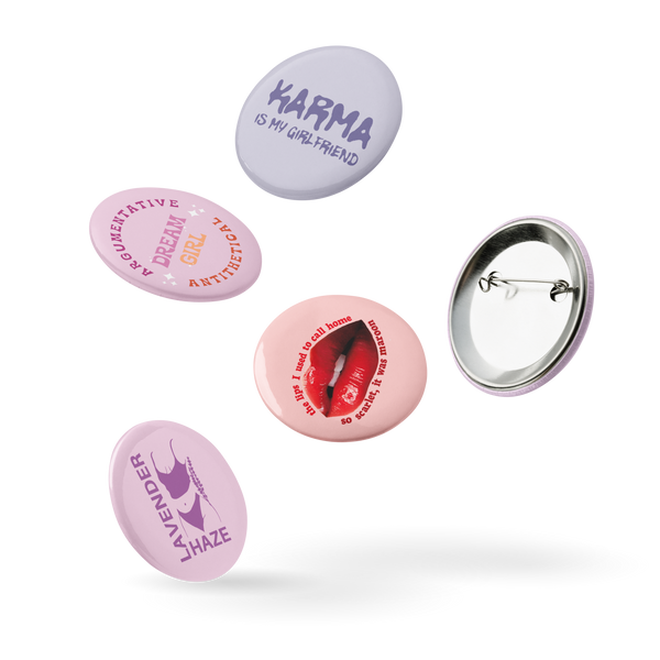 Gaylor Midnights Set of Pin Buttons