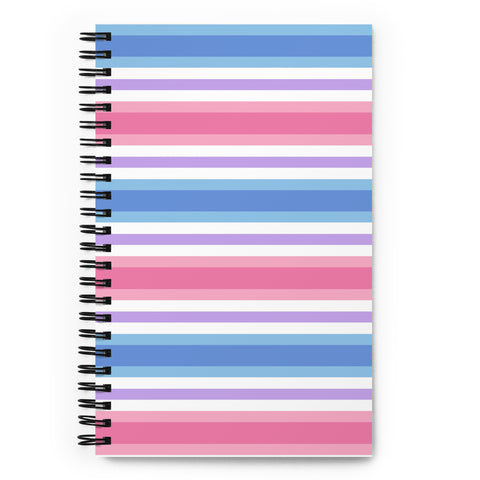 Bigender Flag Spiral Notebook