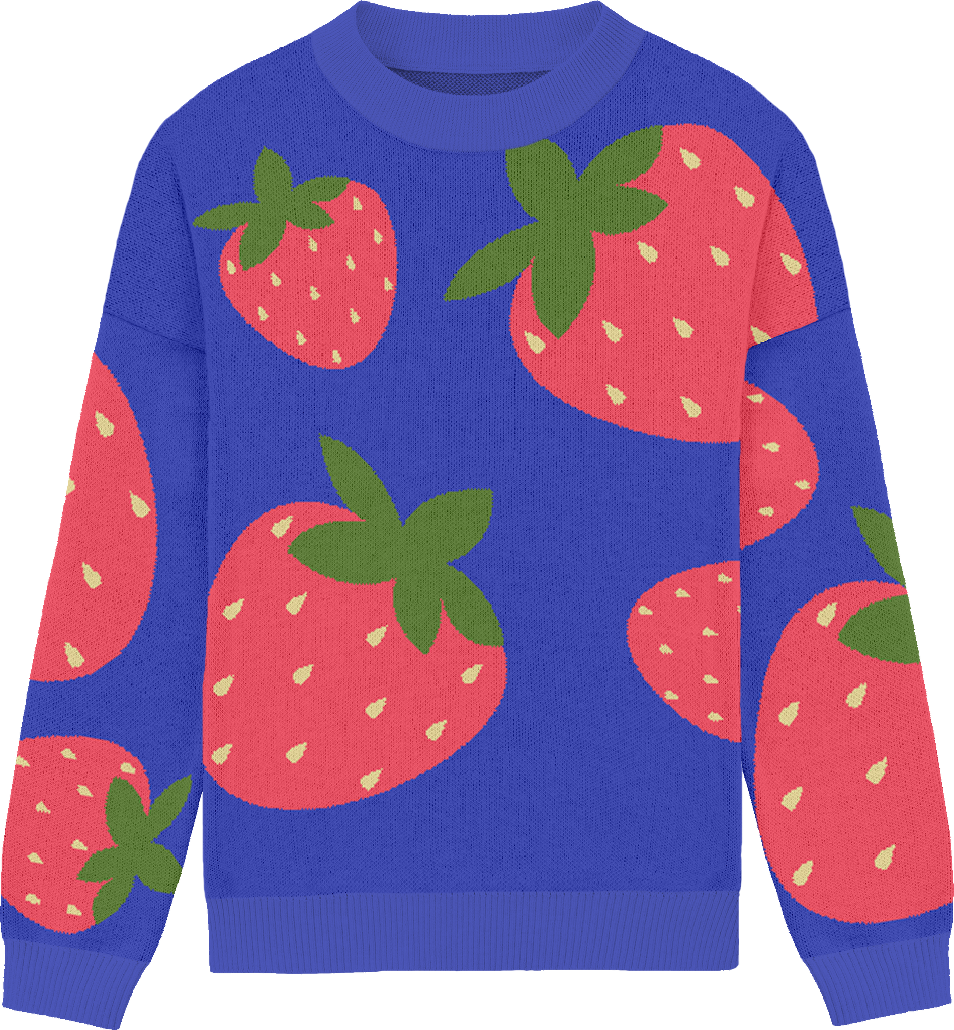 Strawberry Knit Crewneck