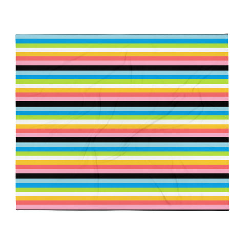 Queer Flag Throw Blanket