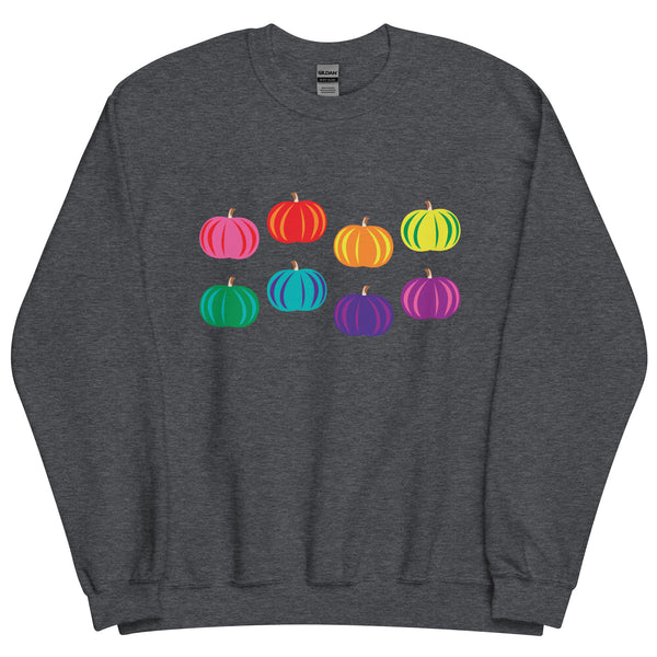 Rainbow Pumpkins Sweatshirt