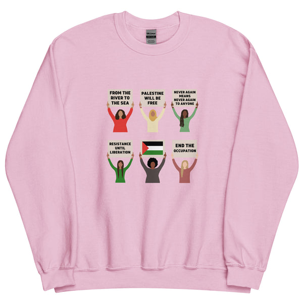 FREE PALESTINE Protest sweatshirt
