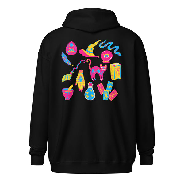 Pansexual Witch Zip Hoodie