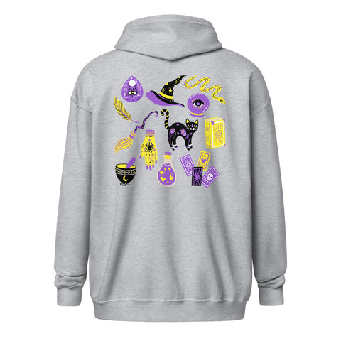Non-Binary Witch Zip Hoodie