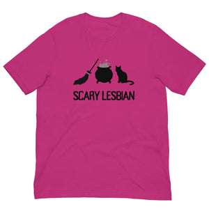 Scary Halloween Lesbian T-Shirt