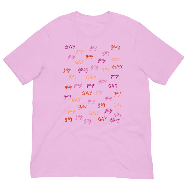 Say Gay Lesbian Colors T-Shirt