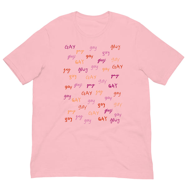 Say Gay Lesbian Colors T-Shirt