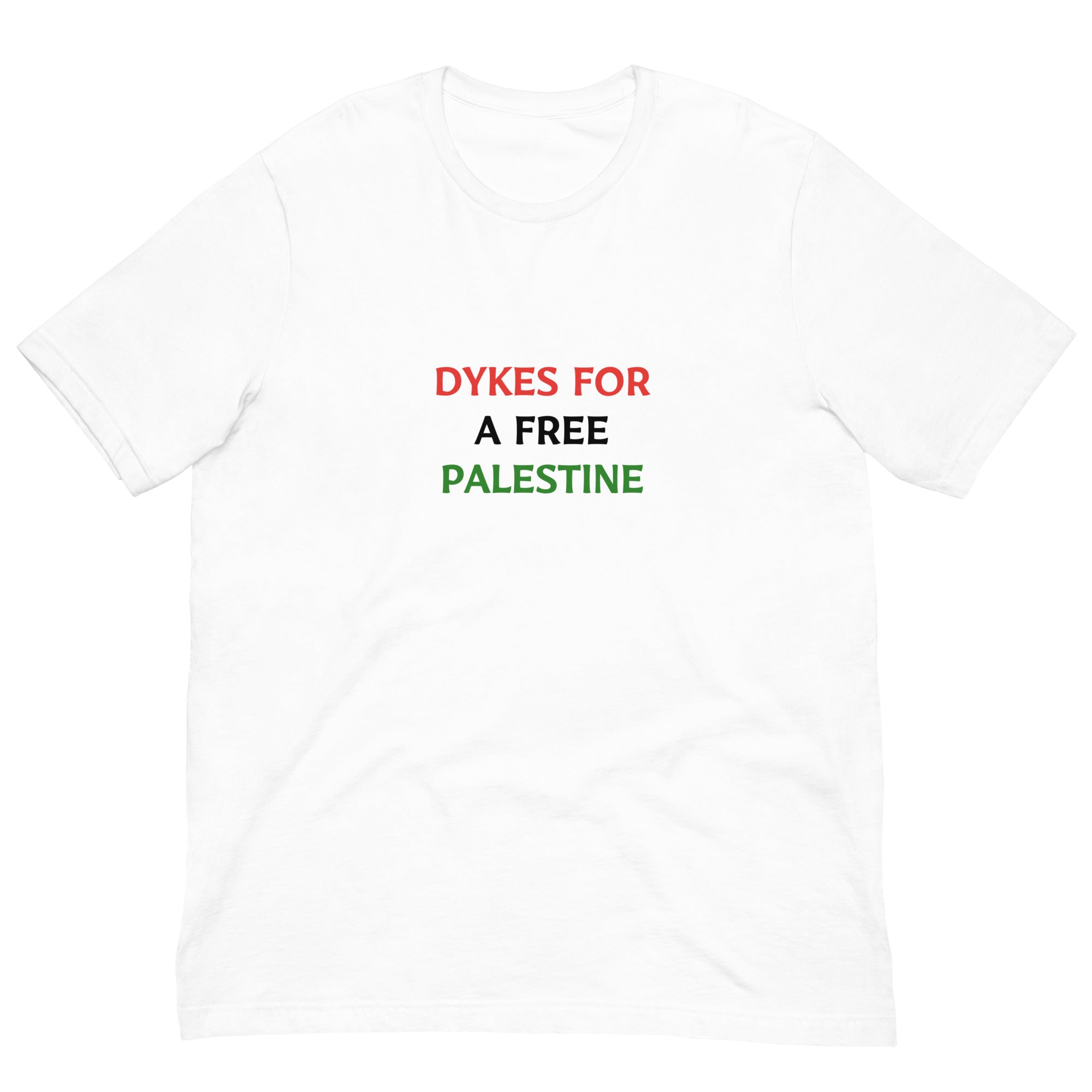 DYKES FOR A FREE PALESTINE t-shirt