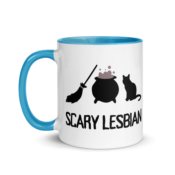Scary Halloween Lesbian Mug