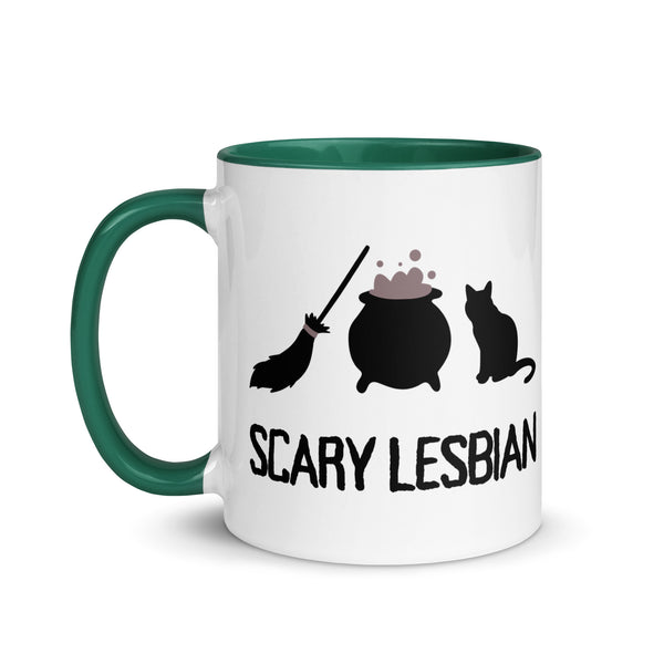 Scary Halloween Lesbian Mug