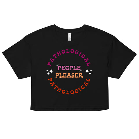 People Pleaser Sunset Crop Top