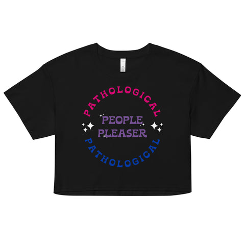 People Pleaser Cotton Candy Crop Top